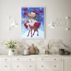 Snowman-Partial Round Diamond Painting