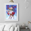 Snowman-Partial Round Diamond Painting