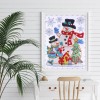 Snowman-Partial Round Diamond Painting