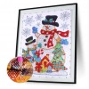 Snowman-Partial Round Diamond Painting