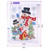 Snowman-Partial Round Diamond Painting