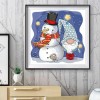 Snowman Goblin -Full Round Diamond Painting