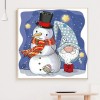 Snowman Goblin -Full Round Diamond Painting