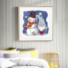 Snowman Goblin -Full Round Diamond Painting