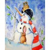 Snowman - Full Round Diamond Painting