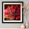 Elk in Sunset Glow - Full Round Diamond Painting