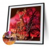 Elk in Sunset Glow - Full Round Diamond Painting