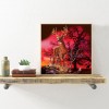 Elk in Sunset Glow - Full Round Diamond Painting