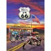 US 66 Motorcycle - Full Round Diamond Painting