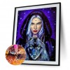 Witch and Wolf -Full Round Diamond Painting