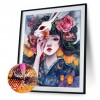 Cool Girl -Full Round Diamond Painting