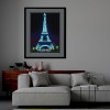 Luminous Iron Tower- Full Round Diamond Painting