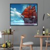 Sailboat-Full Round Diamond Painting