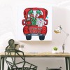 Santa Car-Crystal Rhinestone Diamond Painting