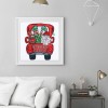 Santa Car-Crystal Rhinestone Diamond Painting