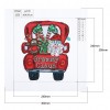 Santa Car-Crystal Rhinestone Diamond Painting