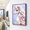 Horse Girl-Full Round Diamond Painting