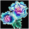 Peony Flower -Full Round Diamond Painting