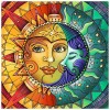 Sun Moon-Full Round Diamond Painting