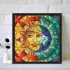 Sun Moon-Full Round Diamond Painting