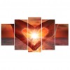 Love Hand in Sunset -Full Round Diamond Painting