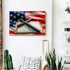 US Flag Cross Bible-Full Round Diamond Painting