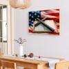 US Flag Cross Bible-Full Round Diamond Painting