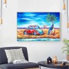 Seaside Car -Full Round Diamond Painting