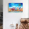 Seaside Car -Full Round Diamond Painting