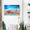 Seaside Car -Full Round Diamond Painting