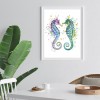 Seahorse?Face to Face-Full Round Diamond Painting