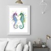 Seahorse?Face to Face-Full Round Diamond Painting