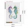 Seahorse?Face to Face-Full Round Diamond Painting