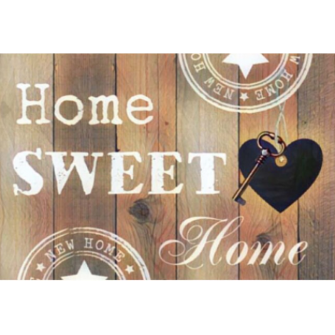 Home Sweet Words-  Full Round Diamond Painting