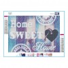 Home Sweet Words-  Full Round Diamond Painting