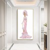 Dress Lady-Partial Round Diamond Painting