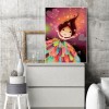 Rainbow Dress Girl- Full Round Diamond Painting