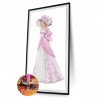 Dress Lady- Full Round Diamond Painting