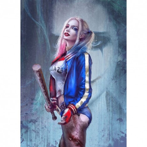 Harley Quinn- Full Round Diamond Painting