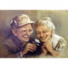 Old Couple - Full Round Diamond Painting