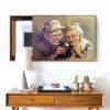 Old Couple - Full Round Diamond Painting