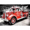 Fire Truck- Full Round Diamond Painting