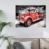 Fire Truck- Full Round Diamond Painting