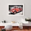 Fire Truck- Full Round Diamond Painting