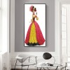 Dress Lady- Full Round Diamond Painting