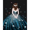 View of Girl Back- Crystal Rhinestone Diamond Painting