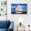 Ship - Full Square Diamond Painting(40x50cm)