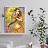 Dancing Girl - Full Round Diamond Painting