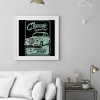 Classic Car- Partial Round Diamond Painting