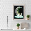 Moon - Full Round Diamond Painting (40*50CM)